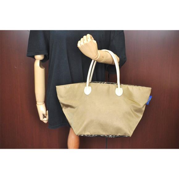 Auth Burberry Blue Label Check Tote Bag #74388B10B - Picture 12 of 15